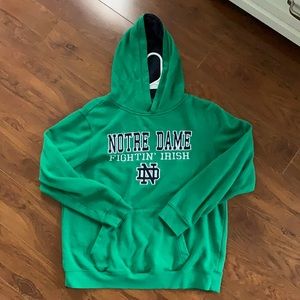 green notre dame hoodie